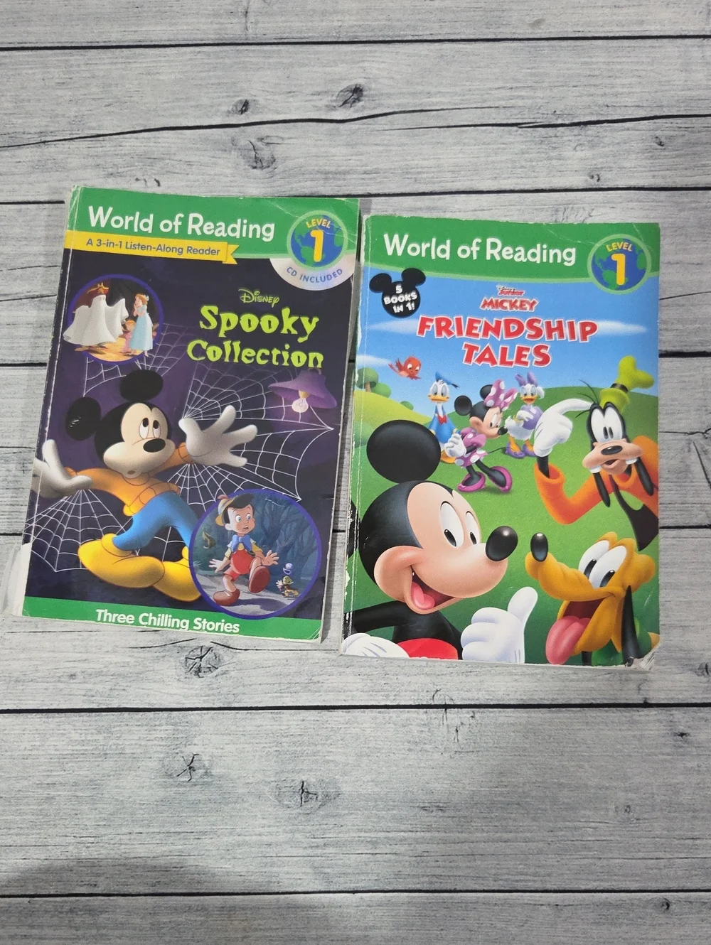 Disney Set Of 2 World of Reading Level 1